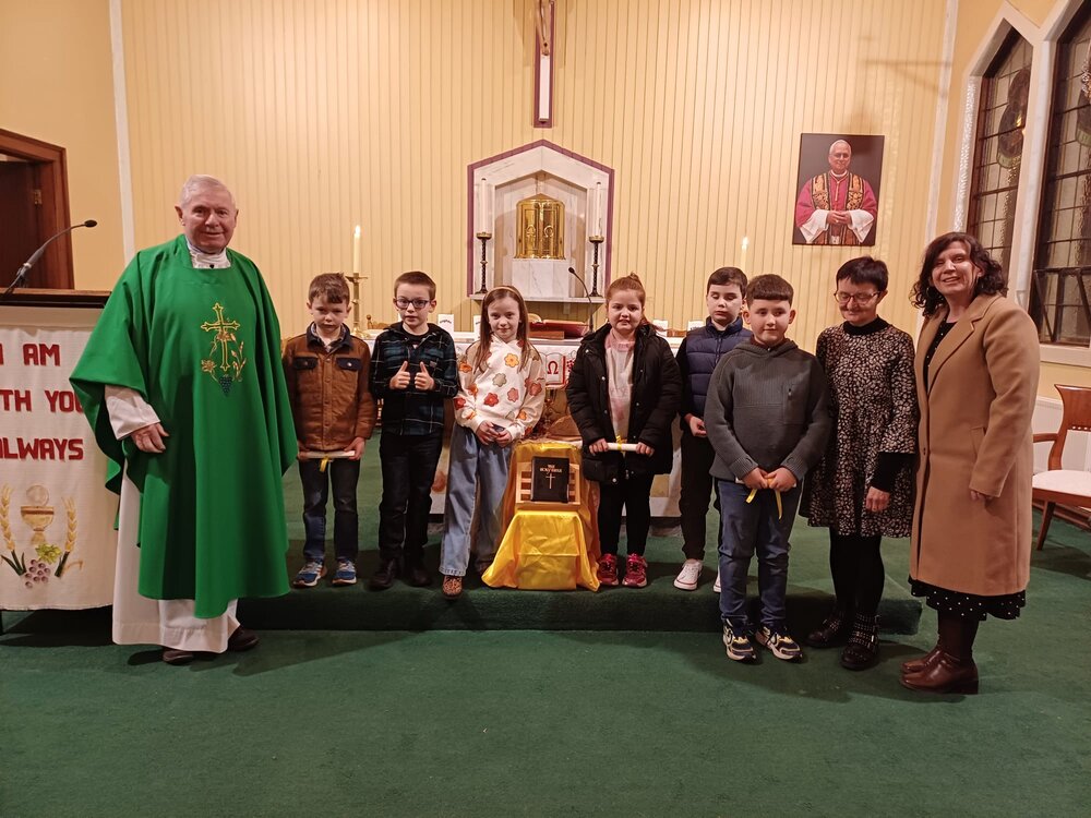 First Holy Communion Class.