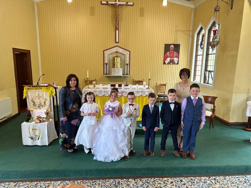 First Holy Communion Class.